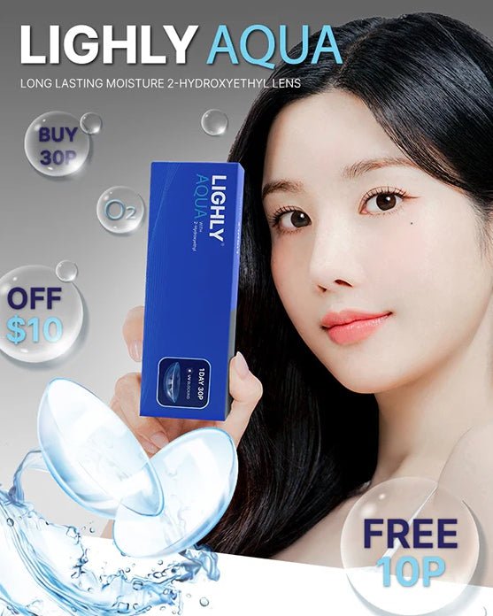 LensTown Lighly Aqua Clear 1day (30p+10p)