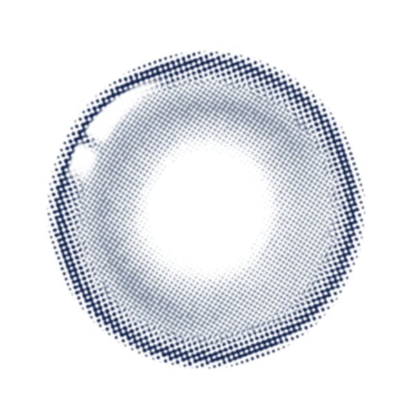 LensTown 1Day Odd I's Ocean Gray (10p) colored contact lens, 13.2mm graphic diameter, Daily wear