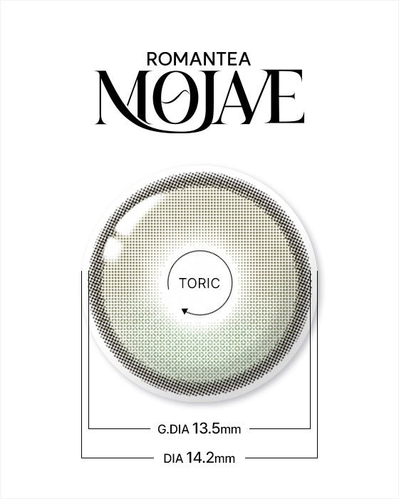 LensTown Romantea Mojave Mystic Khaki Green Toric (2p)