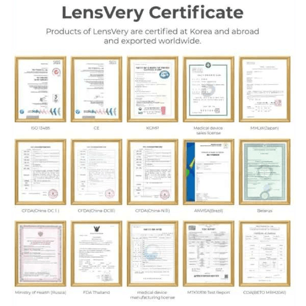LensVery Anello No.1 Brown — contact lens product information graphic