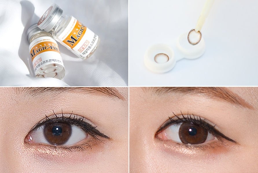 LensVery Cacao Brown colored contact lens, 13.5mm graphic diameter, 3-6 Months wear
