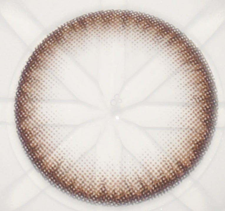 LensVery Cacao Brown colored contact lens, 13.5mm graphic diameter, 3-6 Months wear