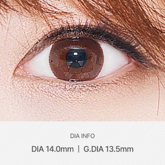LensVery Chocolate Choco colored contact lens, 13.5mm graphic diameter, 3-6 Months wear