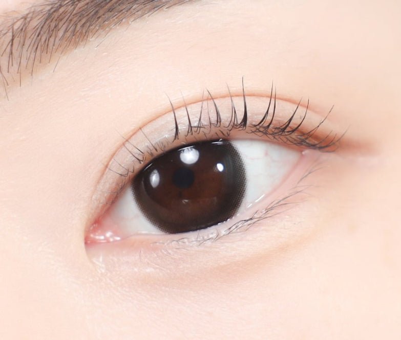 LensVery Just Mega Black colored contact lens, 14.2mm graphic diameter, Monthly wear