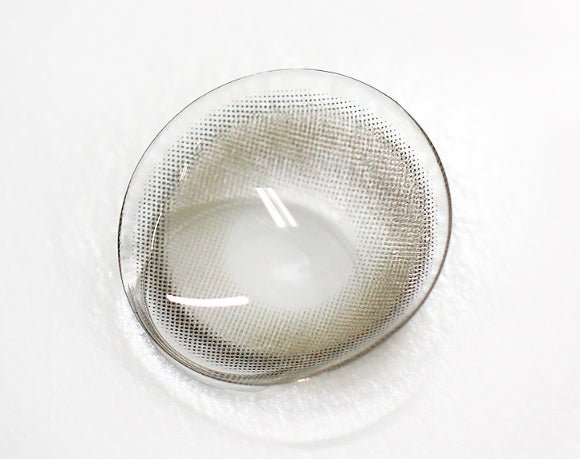 LensVery Ruddy Gray colored contact lens, 13.3mm graphic diameter, Monthly wear