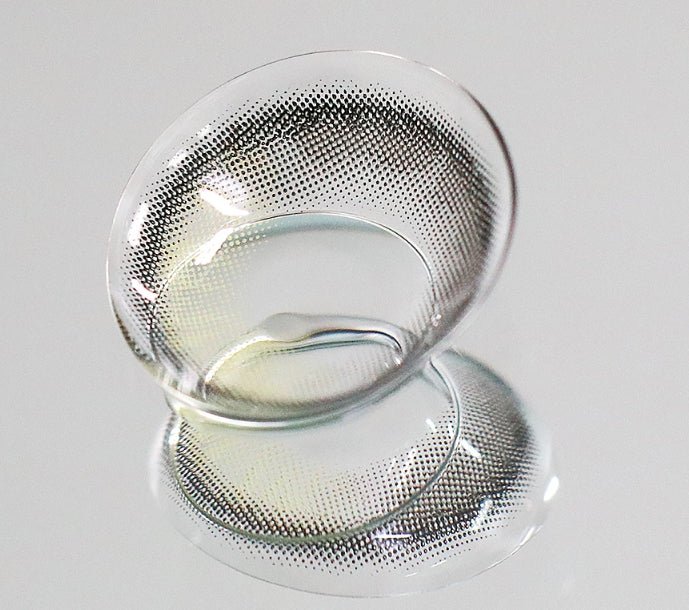 LensVery Shimmer Olive Green colored contact lens, 13.5mm graphic diameter, Monthly wear