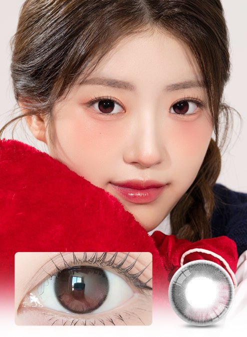 LensVery Shimmer Baby Pink colored contact lens, 13.5mm graphic diameter, Monthly wear
