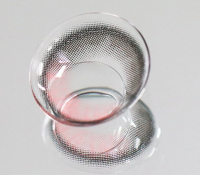 LensVery Shimmer Baby Pink colored contact lens, 13.5mm graphic diameter, Monthly wear