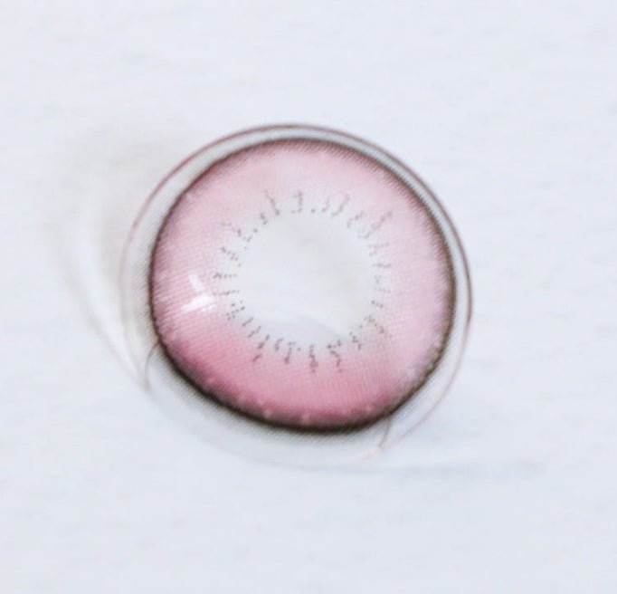 LensVery ShuShu 1Day Pink (10p) colored contact lens, 13.6mm graphic diameter, Daily wear