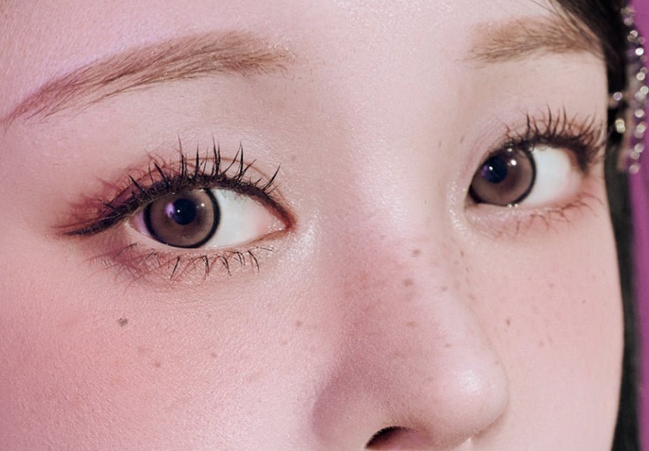 LensVery Silhouette3 Hot Choco colored contact lens, 13.5mm graphic diameter, Monthly wear