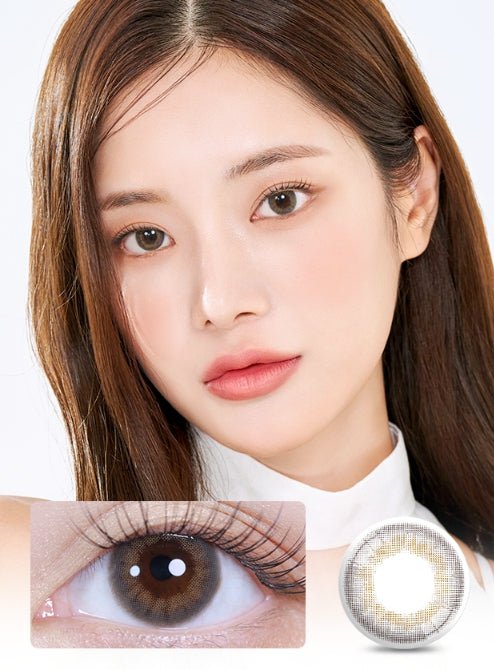 LensVery Taro Jeom Grege Gray (10p) colored contact lens, 13.2mm graphic diameter, Daily wear