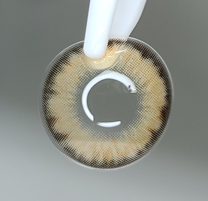 LensVery Wonder Eye Brown (10p) colored contact lens, 13.4mm graphic diameter, Daily wear