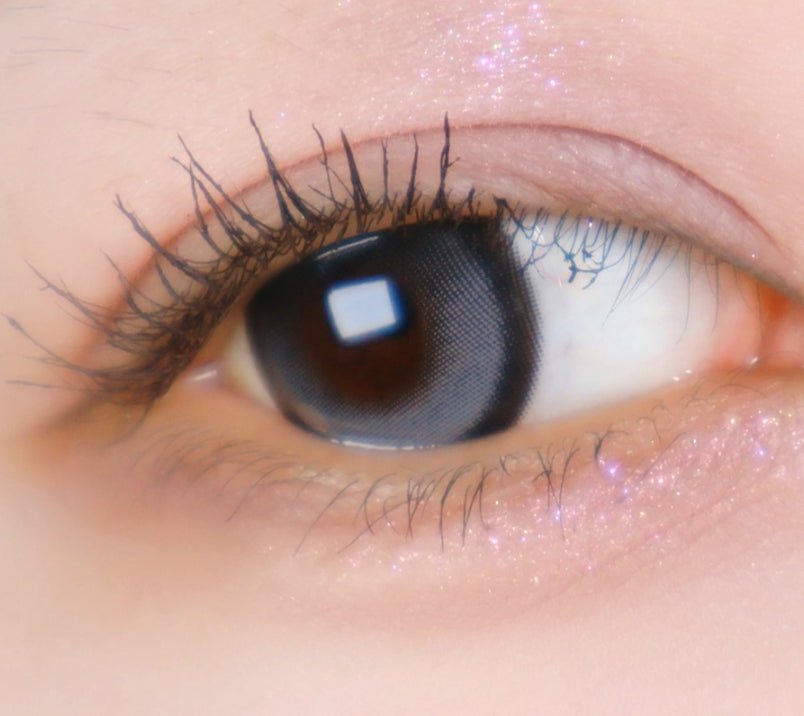 Olens Big Glowy 1Day Gray (10p) colored contact lens, 13.6mm graphic diameter, Daily wear