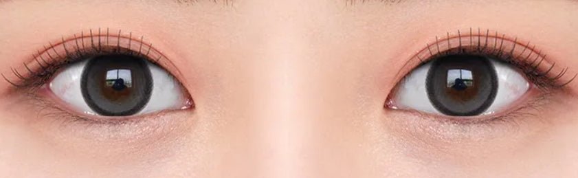 Olens Big Glowy 1Day Gray (10p) colored contact lens, 13.6mm graphic diameter, Daily wear