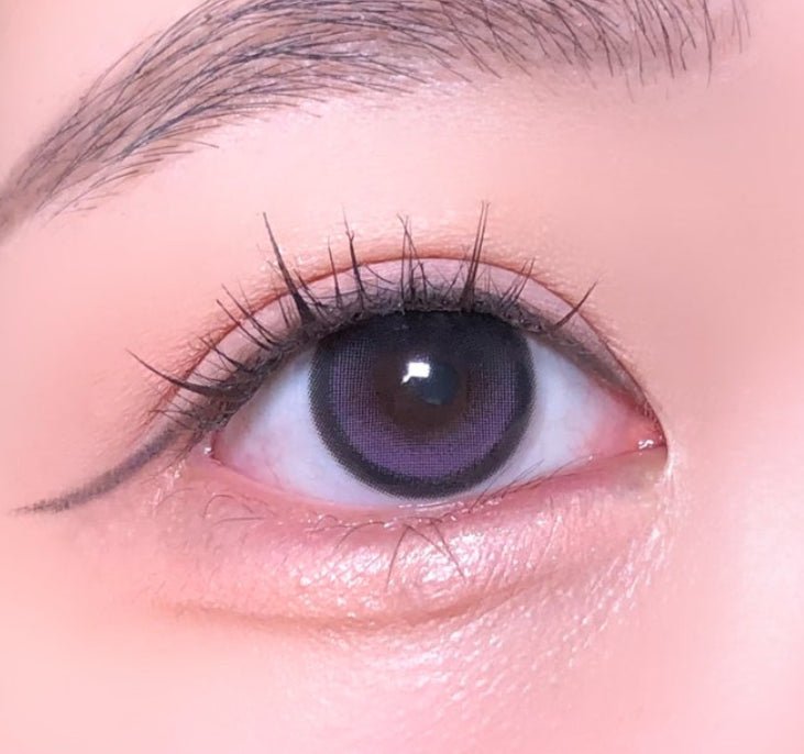 Olens Big Glowy 1Day Lavender Violet (10p) colored contact lens, 13.6mm graphic diameter, Daily wear