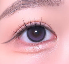 Olens Big Glowy 1Day Lavender Violet (10p) colored contact lens, 13.6mm graphic diameter, Daily wear