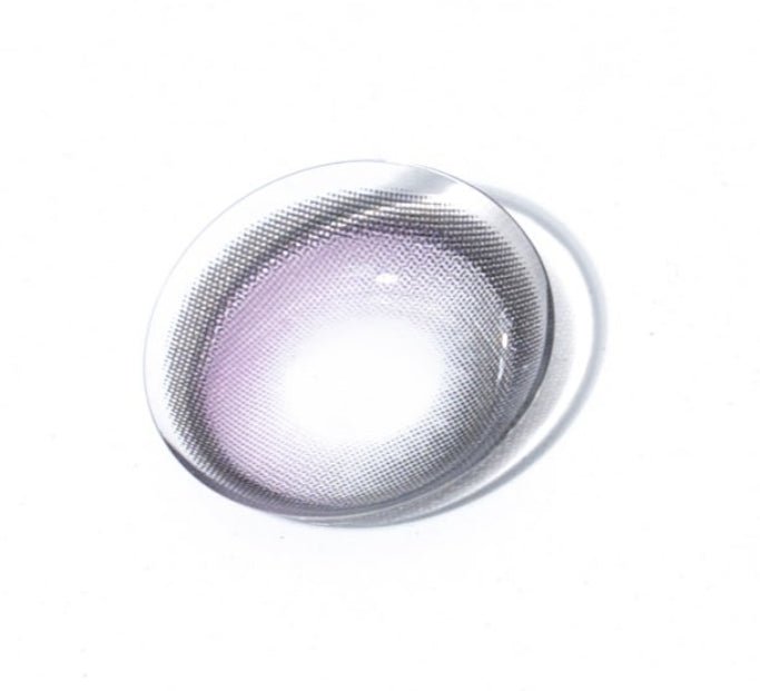 Olens Big Glowy 1Day Lavender Violet (10p) colored contact lens, 13.6mm graphic diameter, Daily wear