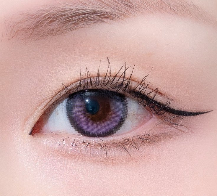 Olens Big Glowy 1Day Lavender Violet (10p) colored contact lens, 13.6mm graphic diameter, Daily wear