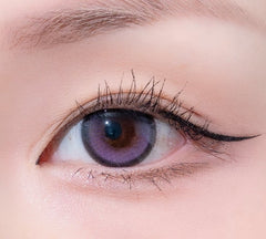 Olens Big Glowy 1Day Lavender Violet (10p) colored contact lens, 13.6mm graphic diameter, Daily wear