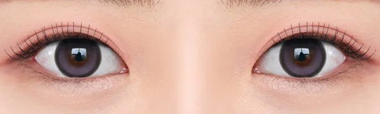 Olens Big Glowy 1Day Lavender Violet (10p) colored contact lens, 13.6mm graphic diameter, Daily wear