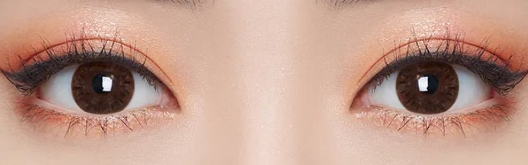Olens BS 11 Choco colored contact lens, 13.9mm graphic diameter, 3-6 Months wear