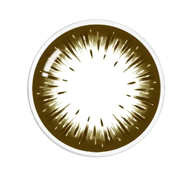 Olens BS 11 Choco colored contact lens, 13.9mm graphic diameter, 3-6 Months wear