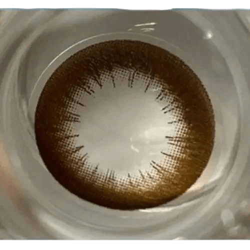 Olens BT Choco Black — close-up of the contact lens design