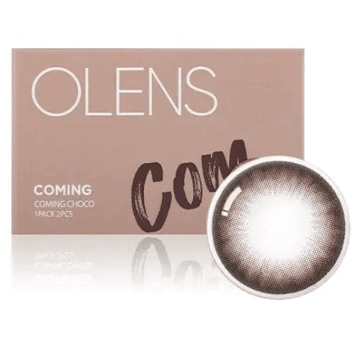 Olens Coming Choco — contact lens packaging