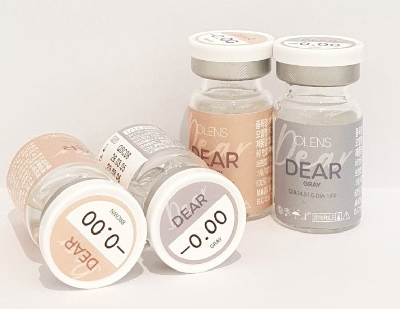 Olens Dear Brown colored contact lens, 13.0mm graphic diameter, 3-6 Months wear