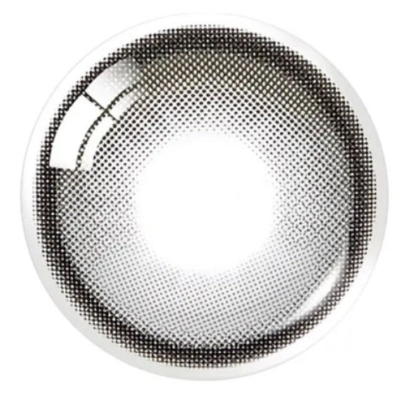 Olens EOTD Gray colored contact lens, 13.8mm graphic diameter, Monthly wear