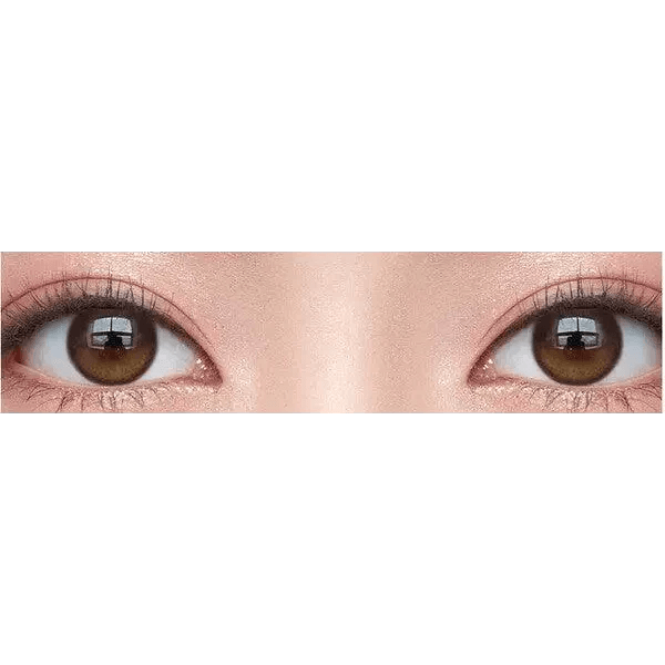 Olens Eyelighter Glowy 1Day Brown (10p) colored contact lens, 13.1mm graphic diameter, Daily wear