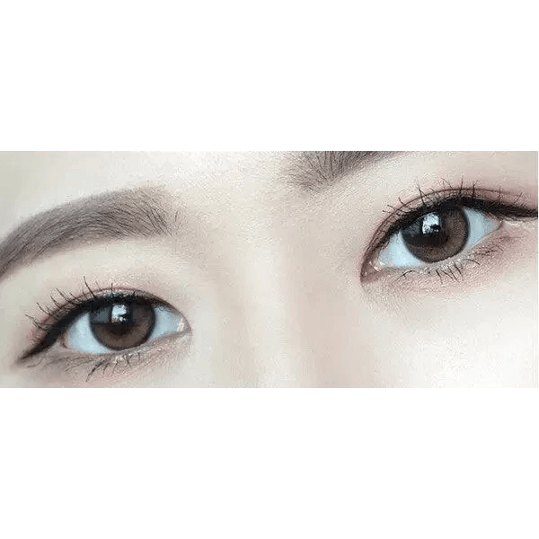 Olens Eyelighter Glowy 1Day Brown (10p) colored contact lens, 13.1mm graphic diameter, Daily wear