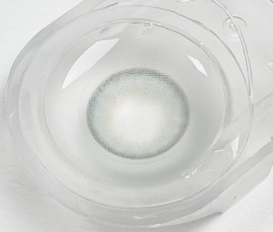 Olens French Shine 1Day Aqua (10p) colored contact lens, 13.2mm graphic diameter, Daily wear