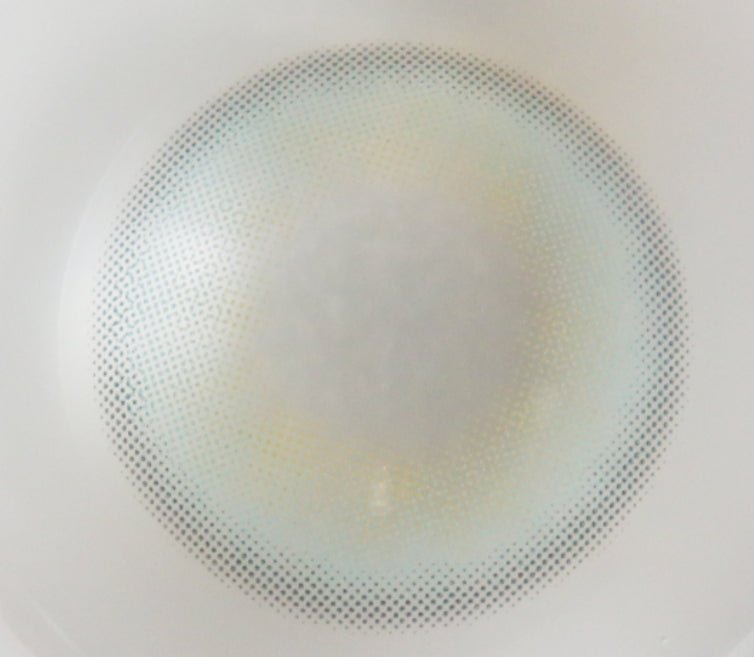 Olens French Shine 1Day Aqua (10p) colored contact lens, 13.2mm graphic diameter, Daily wear