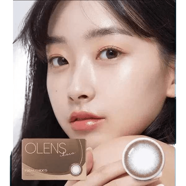 Olens From Choco — model portrait showing the contact lens look