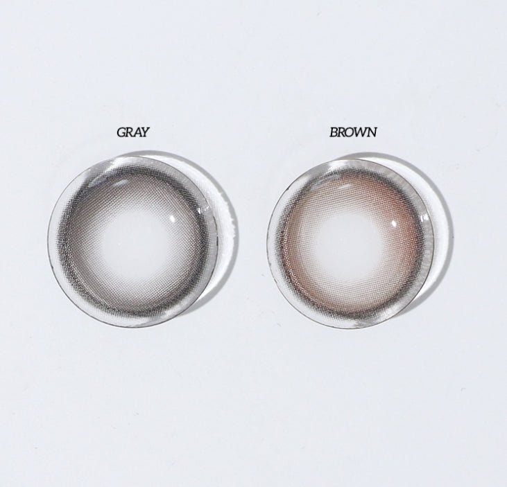 Olens Glowy Tear 1Day Brown (20P) colored contact lens, 13.3mm graphic diameter, Daily wear