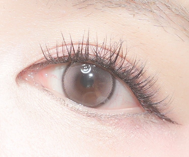 Olens Glowy Tear 1Day Brown (20P) colored contact lens, 13.3mm graphic diameter, Daily wear