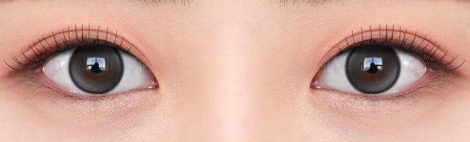 Olens Glowy Tear 1Day Gray (20P) colored contact lens, 13.3mm graphic diameter, Daily wear