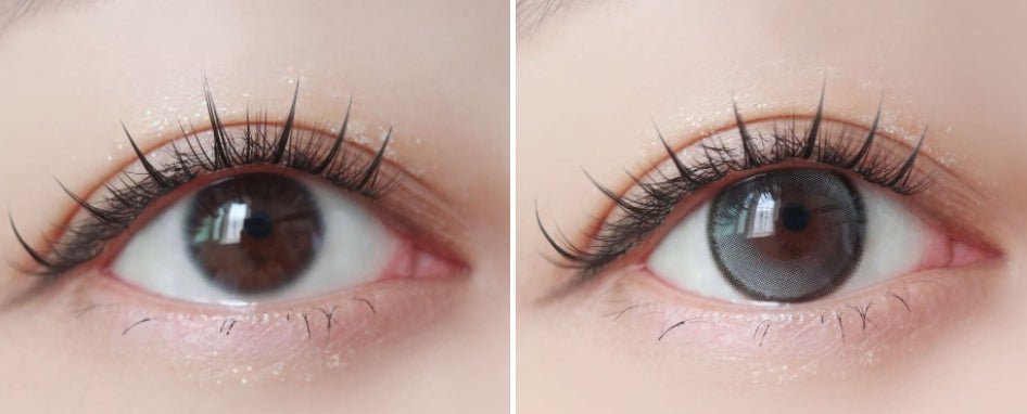 Olens Glowy Tear 1Day Gray (20P) colored contact lens, 13.3mm graphic diameter, Daily wear