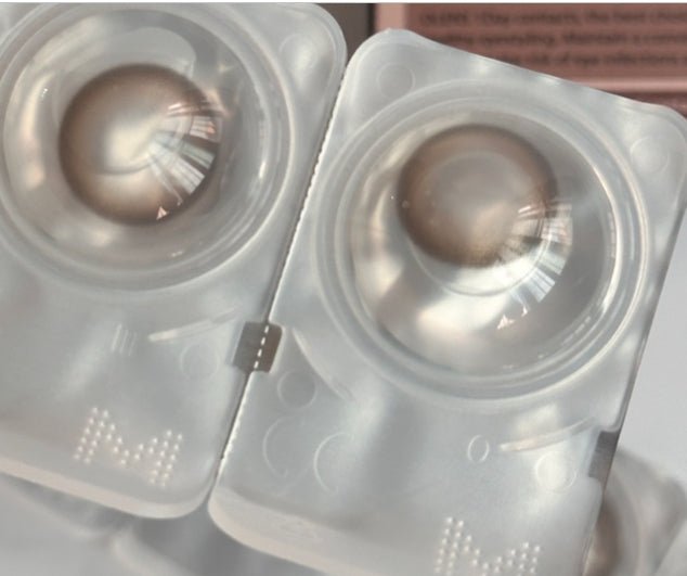 Olens Misty Natural Choco (20p) colored contact lens, 13.1mm graphic diameter, Daily wear