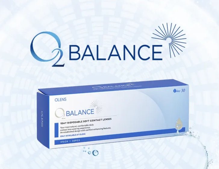 Olens O2 Balance 1Day Clear Toric (30p) colored contact lens, 14.2mm graphic diameter, Daily wear