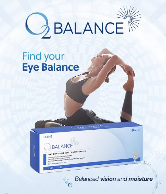 Olens O2 Balance 1Day Clear Toric (30p) colored contact lens, 14.2mm graphic diameter, Daily wear