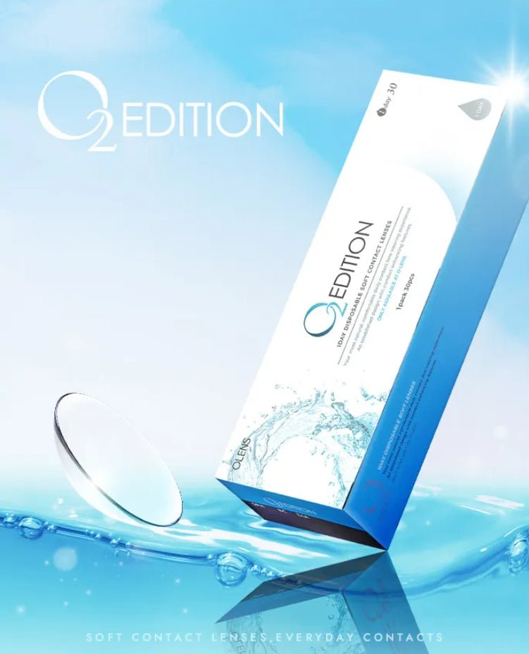 Olens O2 Edition Clear (40p) — contact lens packaging