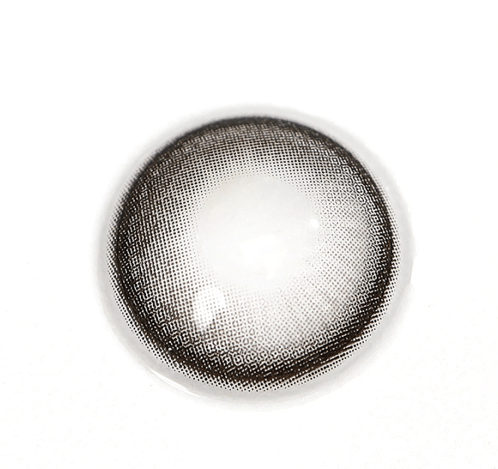 Olens Rain Black (10p) colored contact lens, 13.5mm graphic diameter, Daily wear