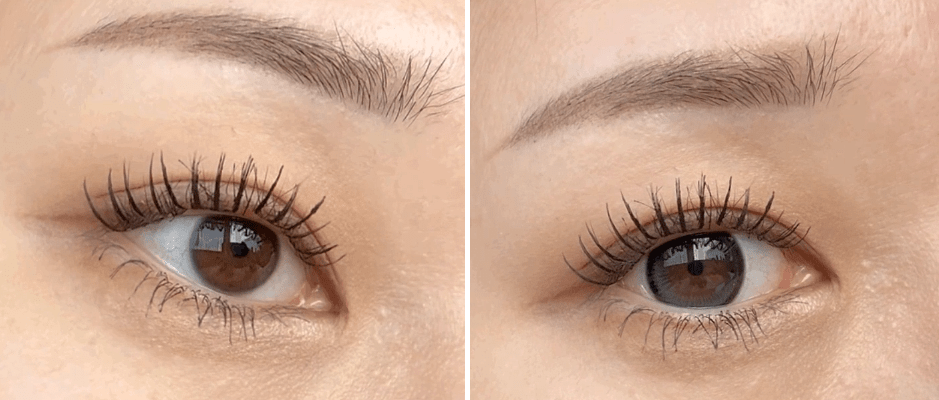 Olens Rain Black (10p) colored contact lens, 13.5mm graphic diameter, Daily wear