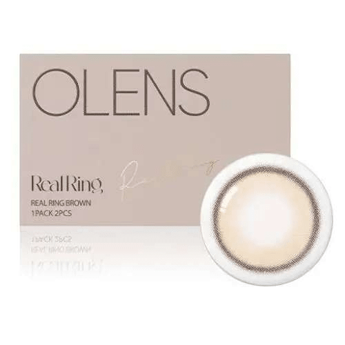 Olens Real Ring Brown — contact lens packaging