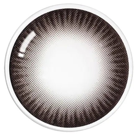 Olens SCL Black colored contact lens, 13.7mm graphic diameter, 3-6 Months wear