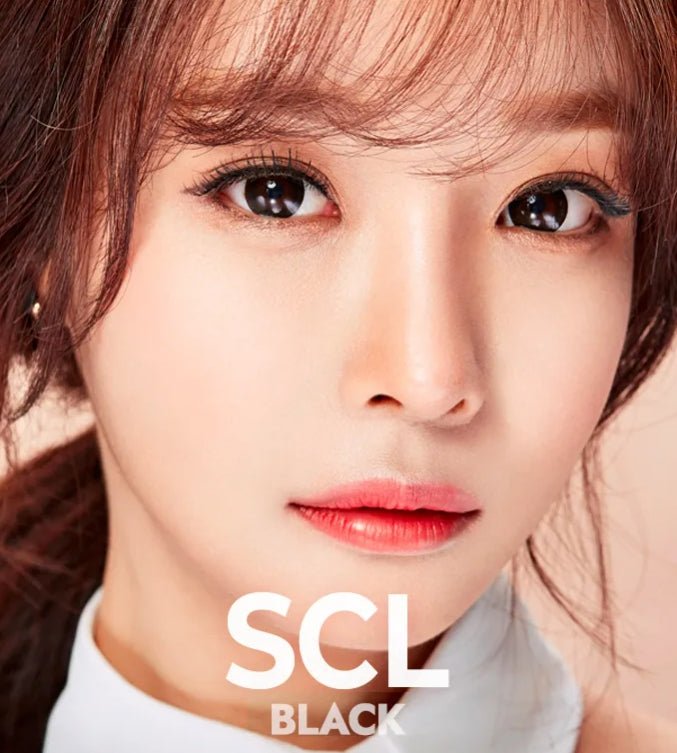 Olens SCL Black colored contact lens, 13.7mm graphic diameter, 3-6 Months wear