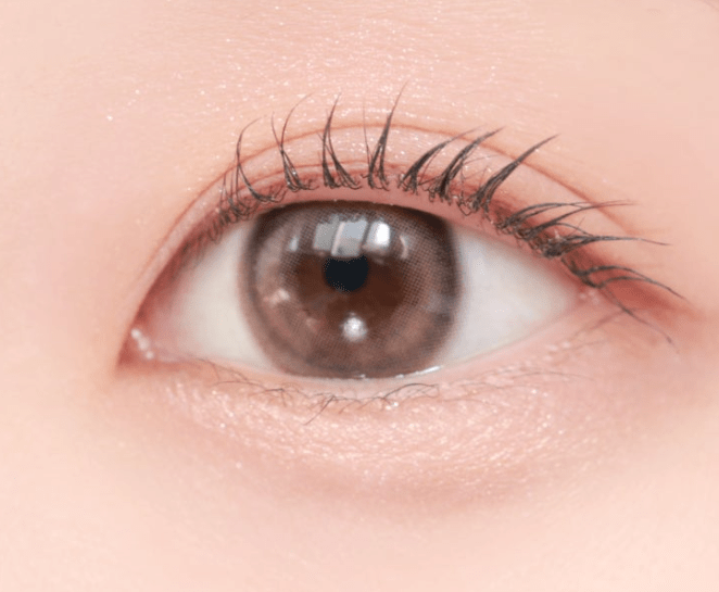 Olens TT3 Beige Brown colored contact lens, 13.3mm graphic diameter, 3-6 Months wear