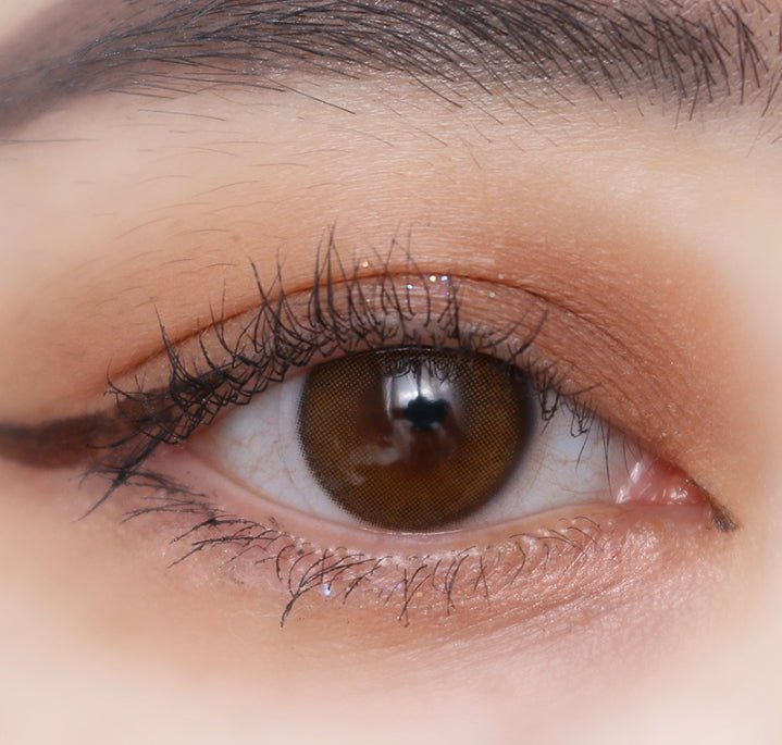 Olens Winsome Brown colored contact lens, 12.8mm graphic diameter, 3-6 Months wear